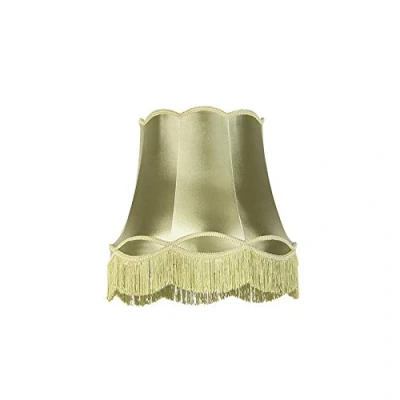 Imagen de QAZQA Retro/Vintage seda Pantalla verde 45cm GRANNY, lámpara colgante,Pantalla de pie