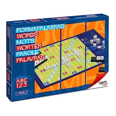 Imagen de Cayro Juego Formapalabras Multicolor Divertido Y Educativo para Todas Las Edades Más De 700 Palabras Formar Incluye Tablero Fichas Letras Ayuda A Mejorar La Ortografía