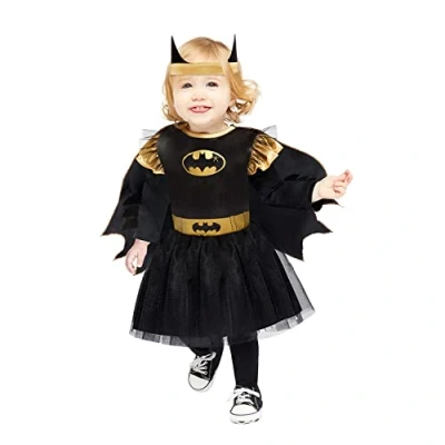 Imagen de amscan Disfraz Bebe W.B.: Batgirl T.6 12 Meses, color negro, (361 9907676_0194099015288)