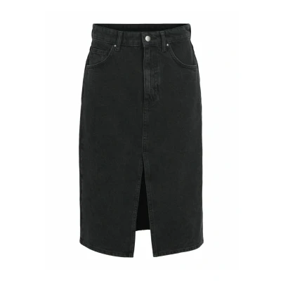 Imagen de Object Harlow MIDI NOOS Falda vaquera, Mujer, Talla: XS, Black