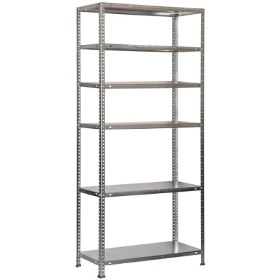 Imagen de SimonRack Estanteria Metalica 6 Baldas Ajustables, 75 kg de Punto Flexión, 2000x900x300 mm, Con Tornillos, Estantería Almacenaje, Galvanizado Advantage