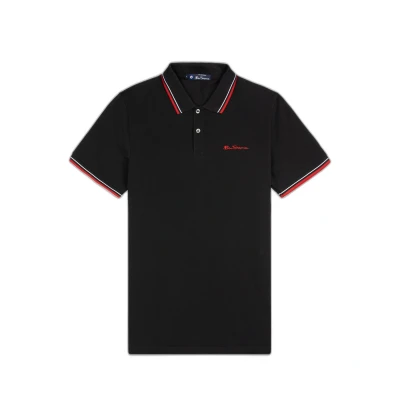 Imagen de Ben Sherman Signature Polo, Negro (Black 290), X Large para Hombre