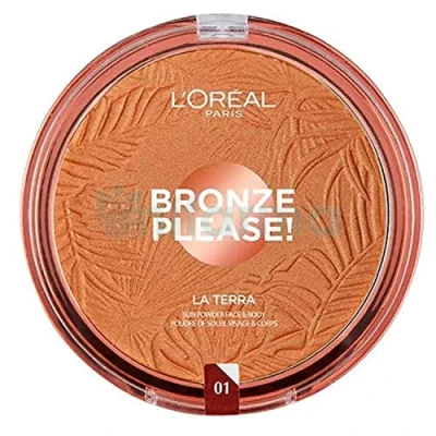 Imagen de L&#039;Oreal Paris Glam Bronze La Terra, Polvos Bronceadores, Tono 01 Portofino