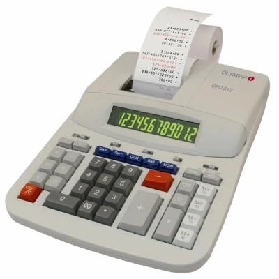 Imagen de Olympia CPD 512 Calculadora con impresora (12 dígitos, pantalla LCD verde y roja, 210 x 295 67 mm)