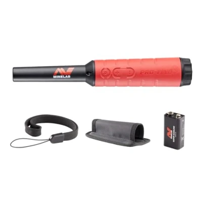Imagen de Minelab Metal Detector Pinpointer Impermeabile per Professionisti con Tone ID e Sensibilità Regolabile (Torcia Incorporata, Fondina Laccetto Inclusi) (Pro Find 40)