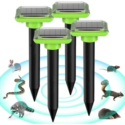 Imagen de WARDBES Repelente Solar para Topos, de Hormigas Reina jardín y Camping, Gopher, Serpientes Gopher Otros Repelentes Topos