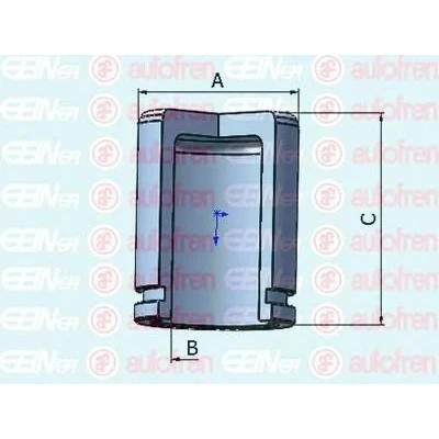 Imagen de AUTOFREN SEINSA D025294 Émbolo, pinza del freno 38