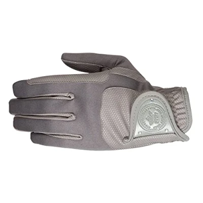 Imagen de PFIFF 102776 Softshell Grip Guante de equitación (Talla XS), Color Gris