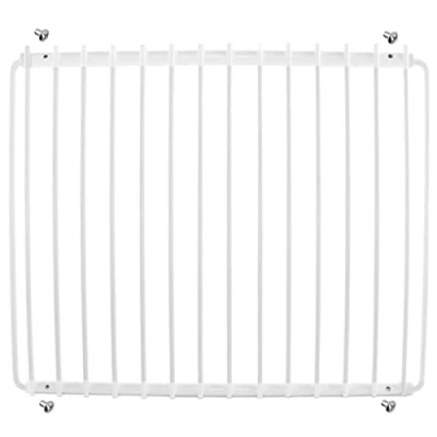 Imagen de SPARES2GO Estante universal para frigorífico y congelador ajustable, con brazos extensibles revestidos de plástico blanco (pequeño, 360 mm 560 x 320 mm)