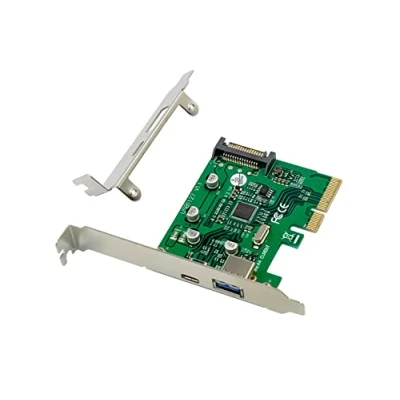 Imagen de CONTROLADORA CONCEPTRONIC PCIEXPRESS X4 2 PUERTOS USB 3.2 GEN2 ( C,USB A)