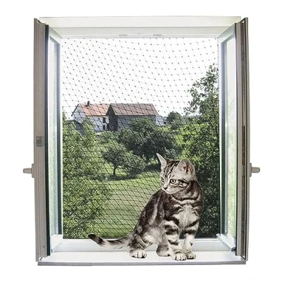 Imagen de Red de protección para gatos 6 x 3 m, transparente
