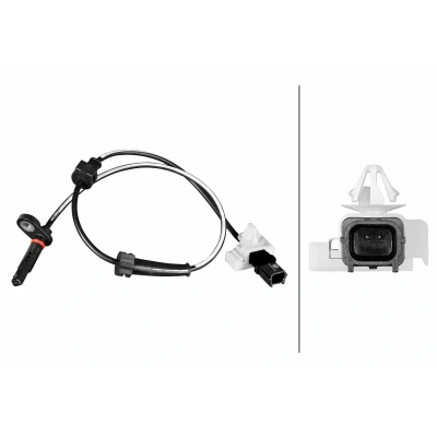 Imagen de HELLA 6PU 358 217 521 Sensor de ABS con pinza/grapa Hall 2 569 HONDA: Accord 7 Limousine