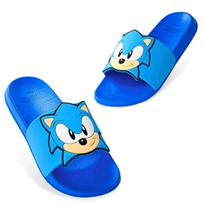 Imagen de SONIC THE HEDGEHOG Chanclas Niño Sandalias Verano Zapatillas Casa Playa Piscina Niños Tallas 28 34 (Azul, 33)
