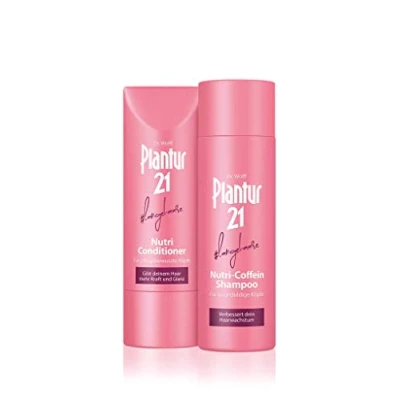 Imagen de Plantur 21 champú nutritivo de cafeína para pelo largo, 1 x 200 ml, acondicionador en el juego, 175 y cabello sin silicona