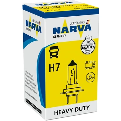 Imagen de NARVA 487293000 Lámpara, faro de carretera H7 24V 70W Halógena IVECO: Stralis, EuroCargo I III, SCANIA: P,G,R,T series, MAN: TGA