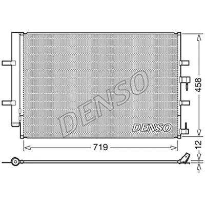Imagen de DENSO DCN10036 Condensador con secador 687x471.6x12 R 134 a 687 FORD: Transit V363 Furgón, Custom V362 Furgón