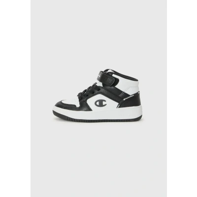 Imagen de Champion Rebound 2.0 MID Unisex Zapatillas de baloncesto para niños, Talla: 28.5, White/new black Zapatos