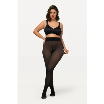 Imagen de Ulla Popken Thermo Angenehm WARM Innen Hautfarben Medias, Mujer, Talla: 48/50, Schwarz