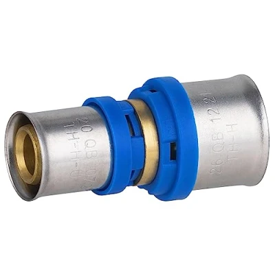 Imagen de Manguito unión reducida multicapa prensar Ø26 Ø20 QUICK PLOMBERIE