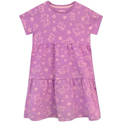 Imagen de Peppa Pig Vestido para Niñas Morado 6 7 Años