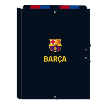 Imagen de Safta, Carpeta Folio con 3 Solapas de F.C. Barcelona 1ª Equipación 22/23, 260x365 mm Unisex niños, Azul marino y granate, Estándar