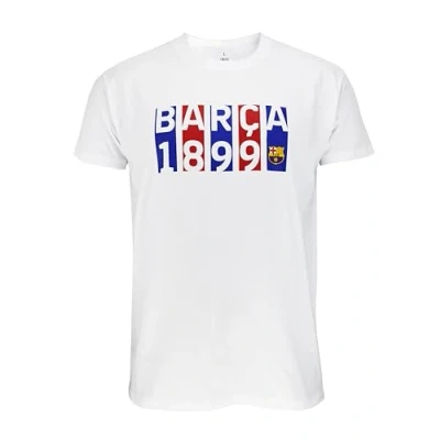 Imagen de FC Barcelona Camiseta Oficial Flag White Barça, Unisex Adulto, L