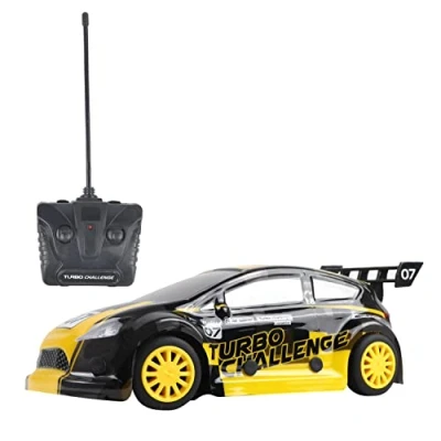 Imagen de TURBO CHALLENGE Coche Rally Extremo 099315 de Control Remoto Amarillo 1/24 Pilas no Incluidas Plástico Juguete para Niños Regalo A Partir 3 años