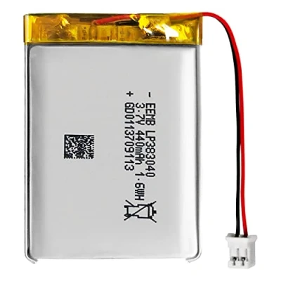 Imagen de EEMB 3.7V batería 440mAh 383040 Bateria de lipo Recargable Litio con Conector JST ¡Asegúrese Que la polaridad del Dispositivo Coincide Antes Comprar!