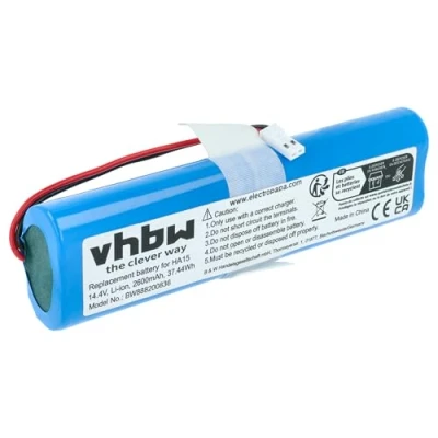 Imagen de vhbw Batería Recargable Compatible con Medion MD 18500, 18501, 18600 aspiradora, Robot Limpieza (2600 mAh, 14,4 V, Li Ion)