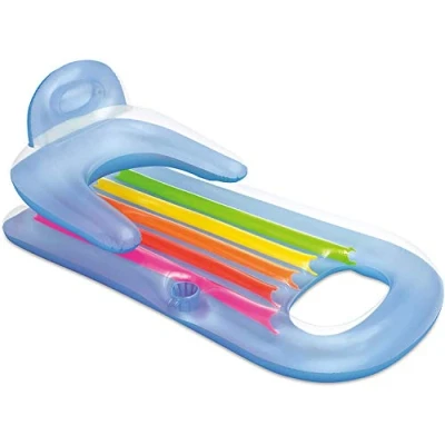 Imagen de Intex 58802 Br?unung Colch?n hinchable (160 x 85 cm), color azul claro