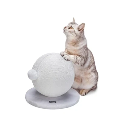 Imagen de Karlie Balón rascador Bolly, 30,5 x 28 cm, Color Blanco