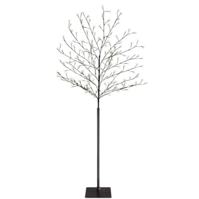 Imagen de Monzana Lámpara de Árbol Navidad 200 Leds Blanco Cálido Flores Cerezo 180cm Interior Exterior Mando a Distancia