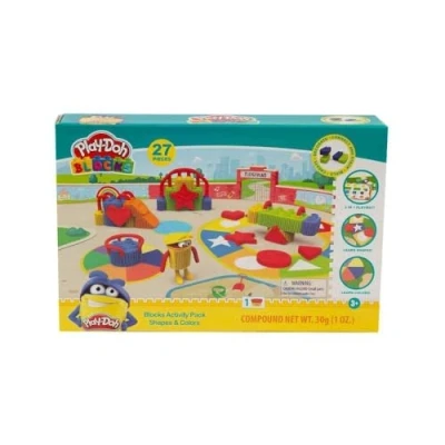 Imagen de Bildo Play Doh Blocks, Set Formas y Colores 27 Piezas con construcciones Pasta para modelar PLD03000 (Grandi Giochi PLD03000)