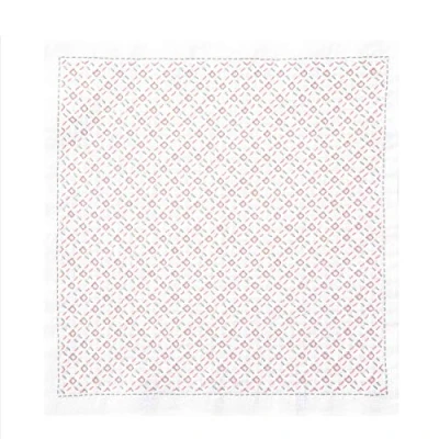 Imagen de Olympus Thread Hitomezashi Sashiko Hana Fukin Kit de punto cruz, diseño cuadros