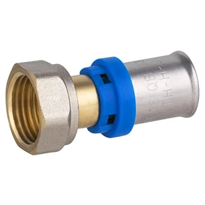 Imagen de Racor Hembra tuerca libre 1/2 multicapa prensar Ø16 x10 unidades QUICK PLOMBERIE