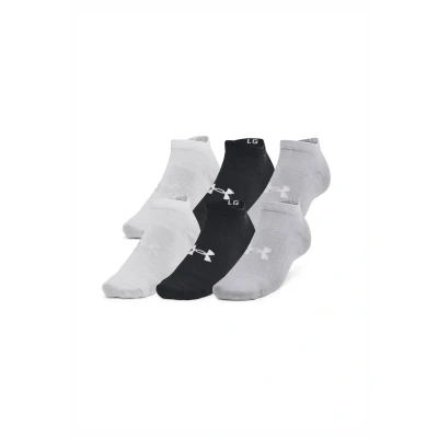Imagen de Under Armour Unisex Essential 6PK Calcetines tobilleros black, Talla: Large, Black