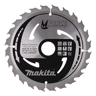 Imagen de Makita B 32041 Hoja de Sierra Circular Makforce TCT 190x30mm 24T Madera