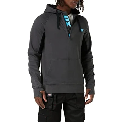 Imagen de OX Sudadera con Capucha S Negro Gris