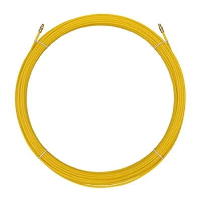 Imagen de Anguila Guía Pasacables Semiindustriales Terminales Intercambiables Fibra de Vidrio + Propileno Color Amarillo Diámetro 6mm 30 Metros