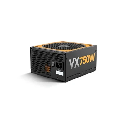 Imagen de Nox Urano VX 750W NXURVX750BZ Fuente de alimentación 750W, certificado 80 PLUS Bronze, ventilador 140mm con control PMW, cables planos extralargos, color negro