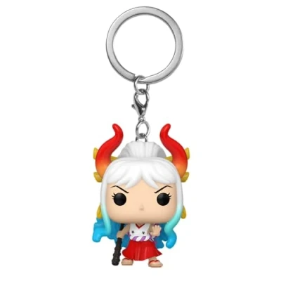 Imagen de Funko Pop! Keychain: One Piece S8 Yamato Minifigura de Vinilo Coleccionable Llavero Original Relleno Calcetines Idea Regalo Mercancia Oficial Anime Fans