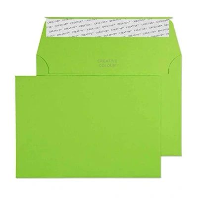 Imagen de Design Range Vibrant 107 Sobre C6 con solapa autoadhesiva (120 g/m², 500 unidades), color verde