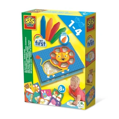 Imagen de SES Creative My First Crayons Tarjetas de animales