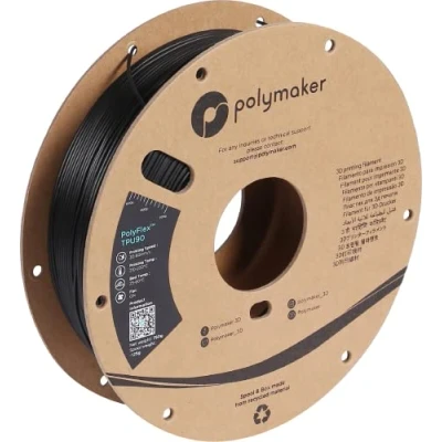 Imagen de Polymaker PolyFlex TPU 90A Negro 1,75mm 750g