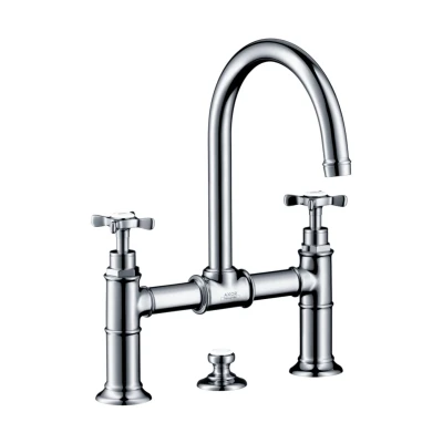 Imagen de Hansgrohe Montreux bimando en puente cromo