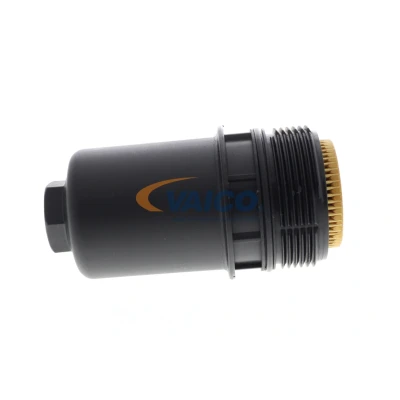 Imagen de VAICO V10 5772 Cubierta, caja filtro de aceite con junta AUDI: A6 C7 Berlina, A4 B8 Avant, A3 VOLKSWAGEN: Golf 7, Touran II