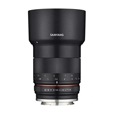 Imagen de Samyang SA3504 Tele Objetivo Medio CSC 85mm F1.8 para Sensor APS C Sony E, Negro