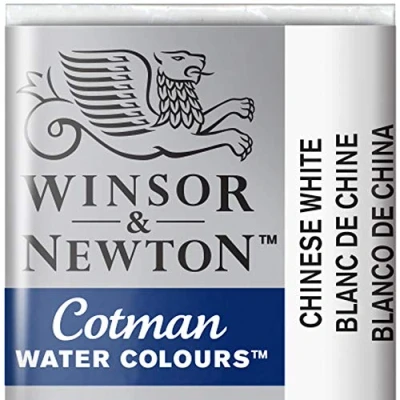 Imagen de Winsor &amp; Newton Cotman Acuarela En Pastilla, Blanco De China, 1,9x1,6x1,1 cm