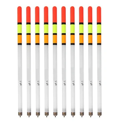 Imagen de Keenso Kit de Flotadores Pesca, 10 Piezas Boyas Bobber Pesca Plástico (2.5 Blanco) Los Peces flotan
