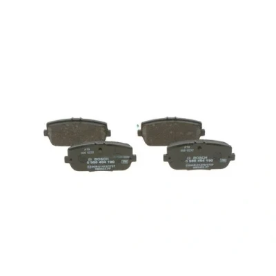 Imagen de BOSCH 0 986 494 190 Juego de pastillas freno Low Metallic con avisador acústico desgaste Chapa antichirridos MAZDA: MX 5 3, IV